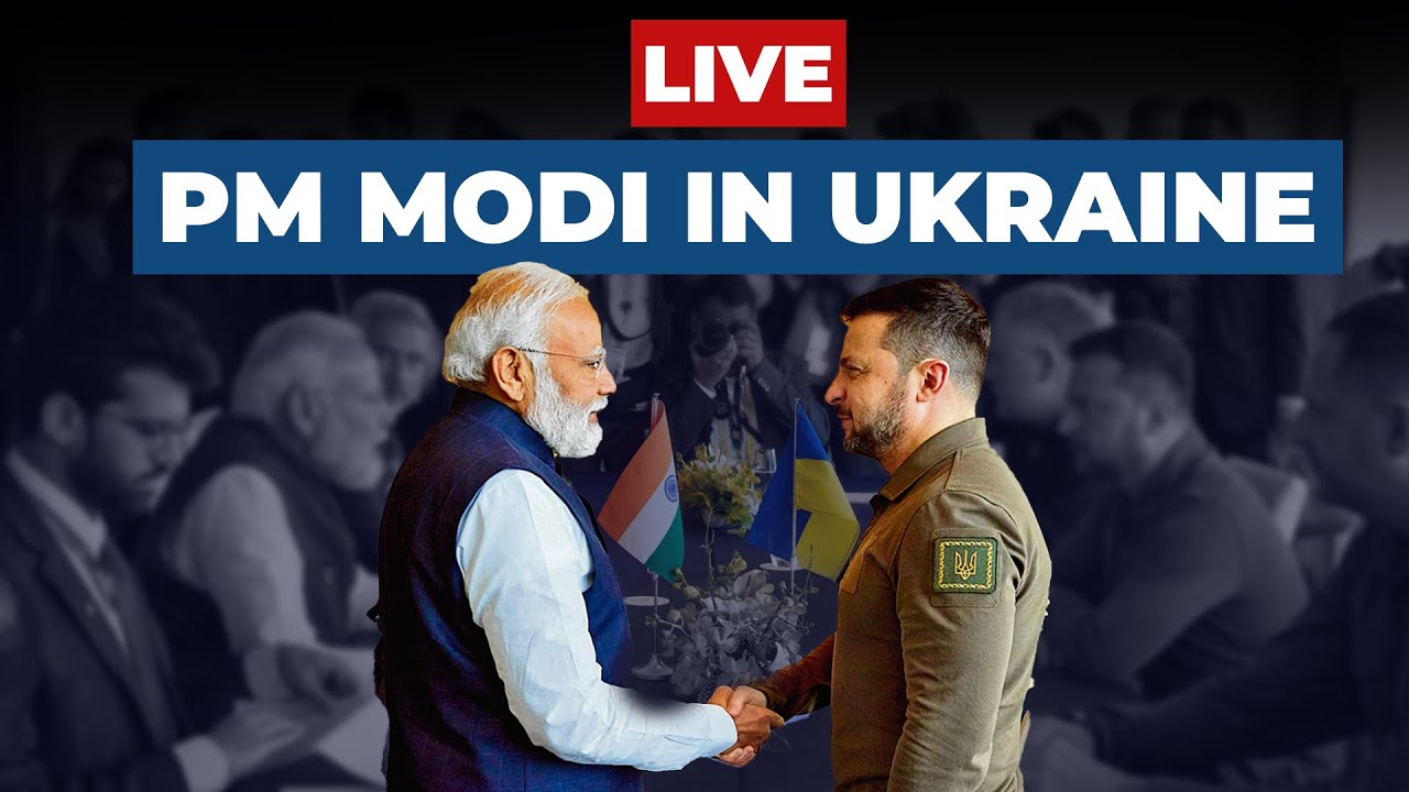 PM Modi In Ukraine LIVE | PM Modi Zelenskyy Meeting | Russia Ukraine War Update