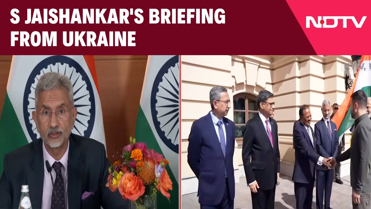 "PM Reiterated India's Willingness...": S Jaishankar On Russia-Ukraine Conflict | Live Updates