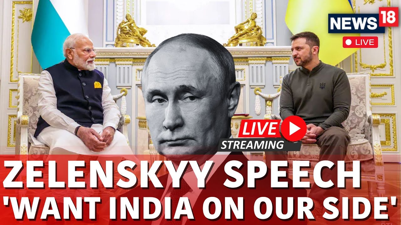 PM Modi In Ukraine | President Zelensky Speech Live | Russia Ukraine War | PM Modi Meets Zelensky