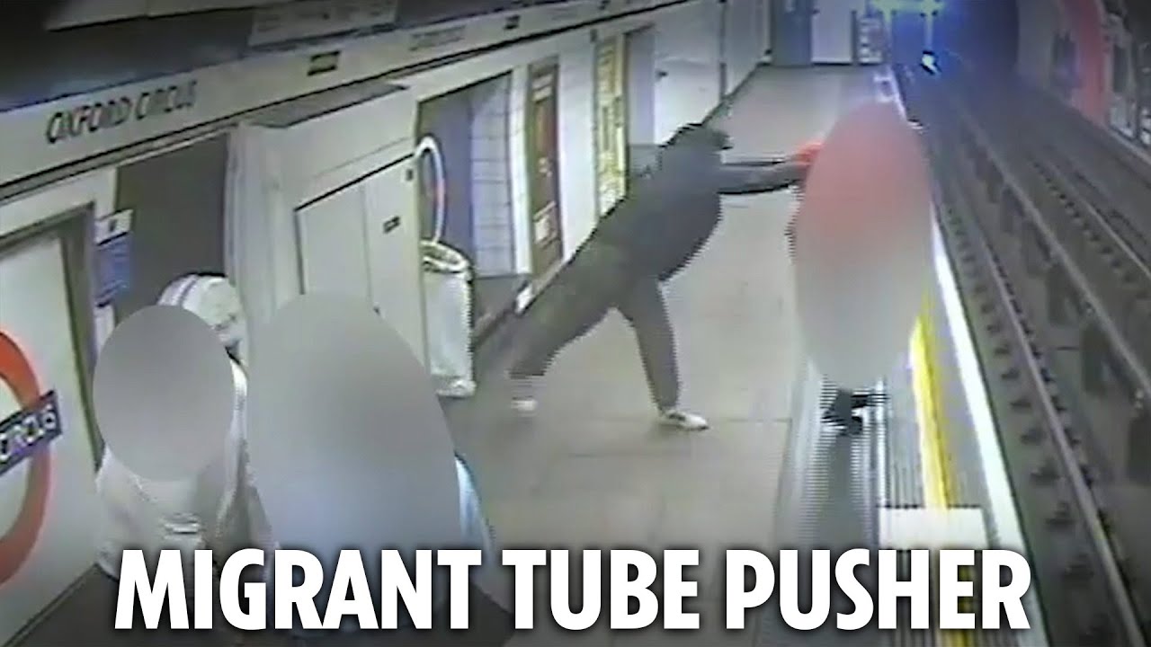 Fiend who pushed postman onto Tube tracks is migrant facing deportation for sex crimes