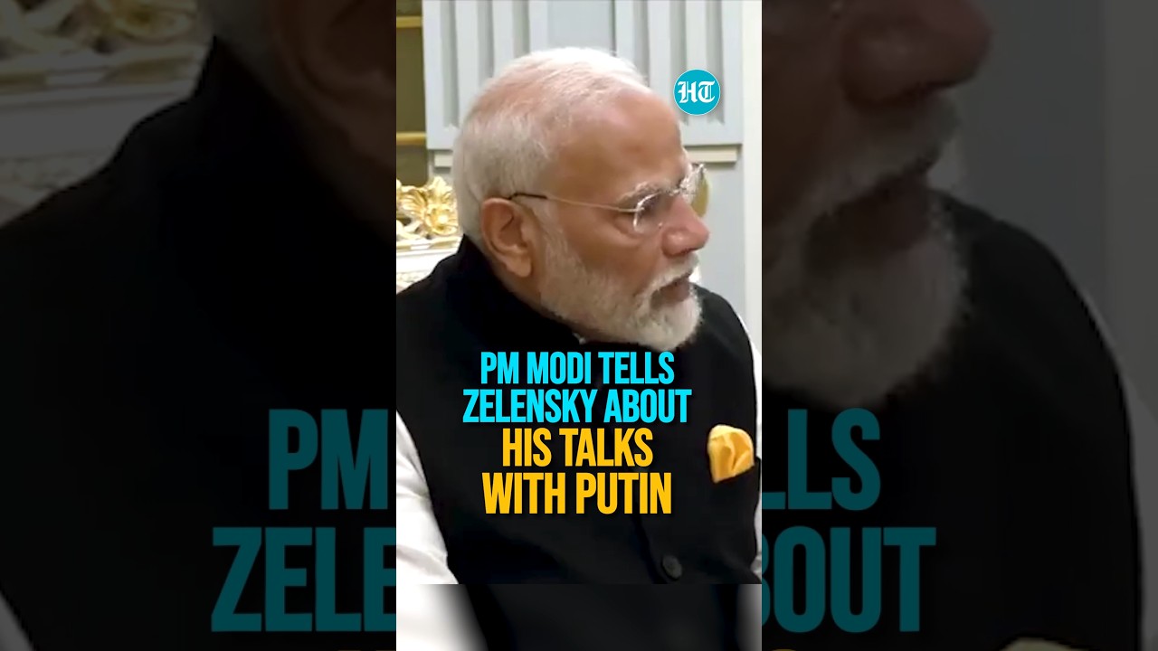 PM Modi Tells Zelensky About His Talks With Putin On Russia-Ukraine War | India