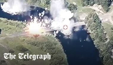 Ukraine destroys Russian pontoon bridges in Kursk