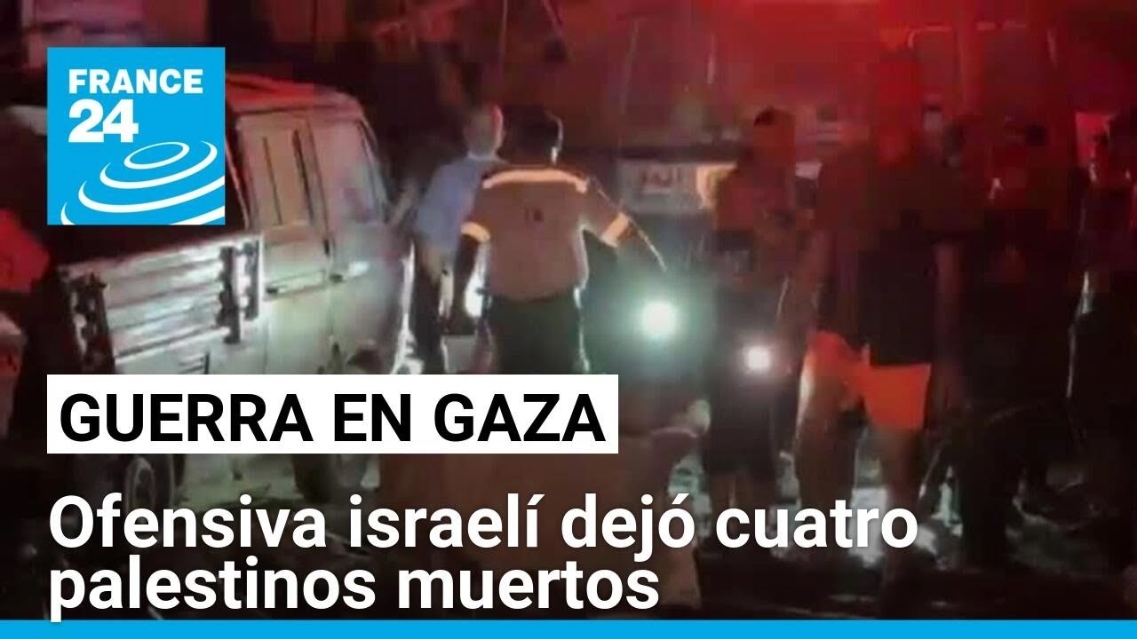 Bombardeo israelí a edificio residencial en Jabalia deja cuatro palestinos muertos • FRANCE 24