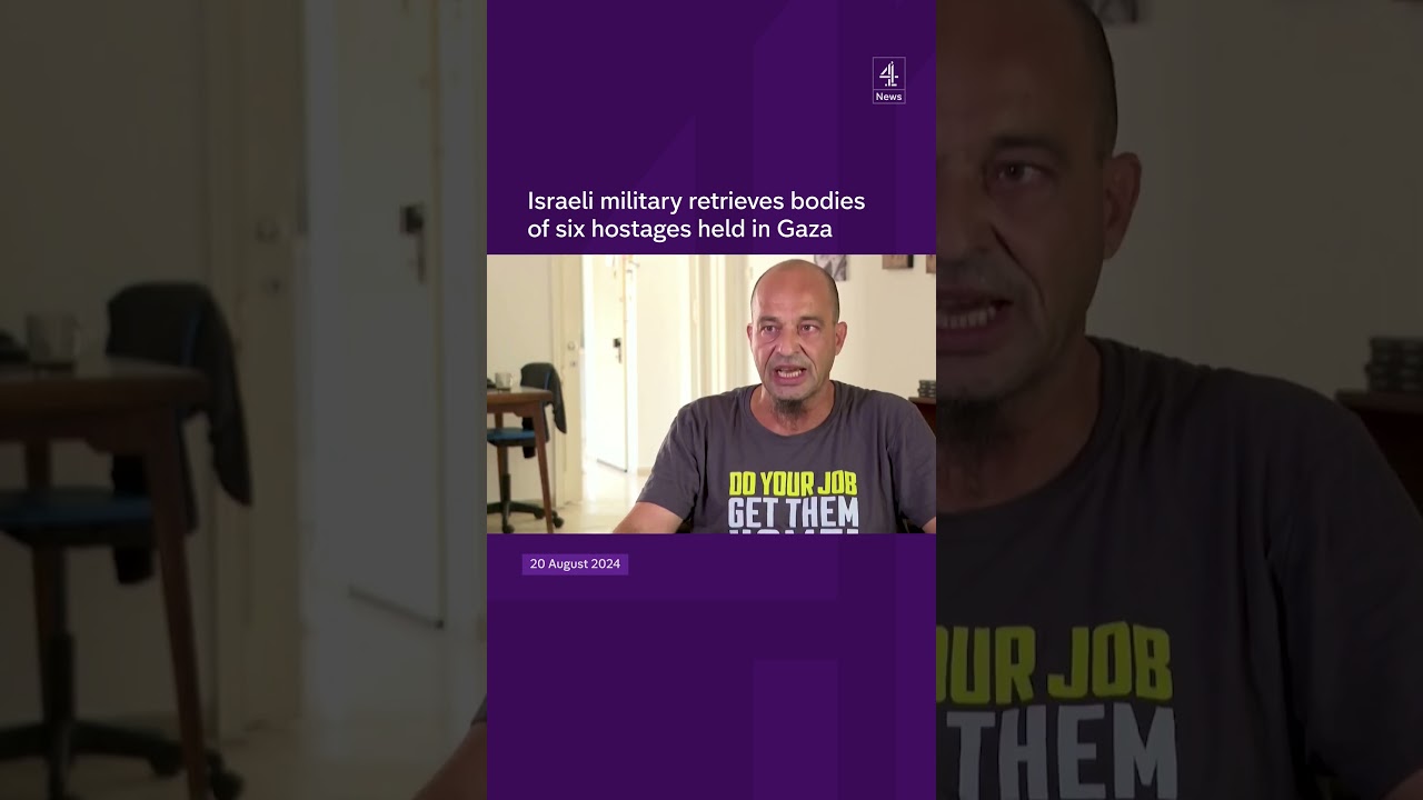 Israeli military retrieves bodies of six hostages held in Gaza