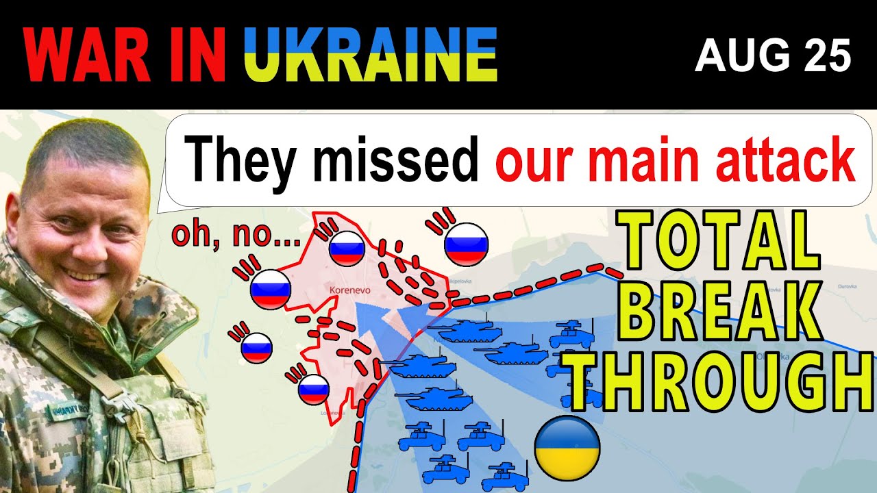 25 Aug: KORNEVO FRONT COLLAPSES: Ukrainians Push Deep Behind Russian Lines | War in Ukraine