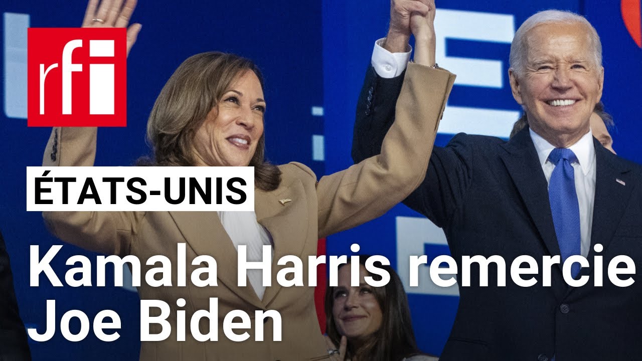 États-Unis : Joe Biden passe le relais à Kamala Harris à la convention démocrate à Chicago • RFI