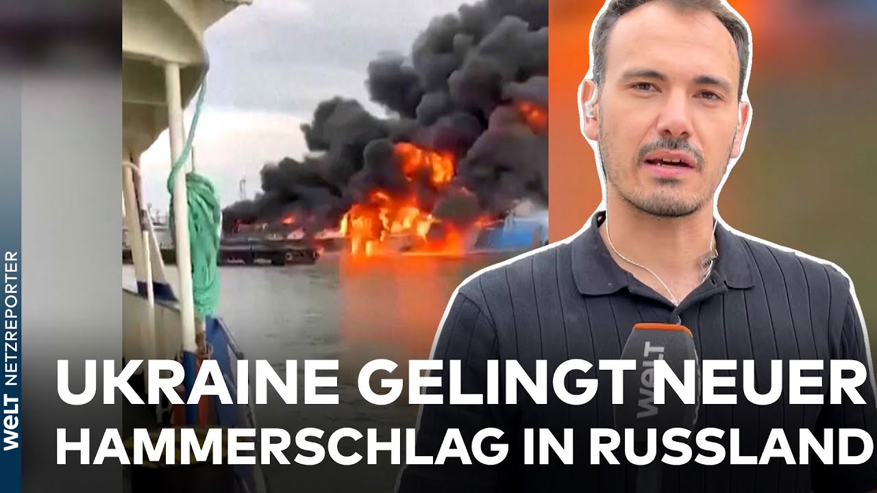 PUTINS KRIEG: Volltreffer in Südrussland - Ukraine gelingt specktakulärer Schlag gegen Infrastruktur