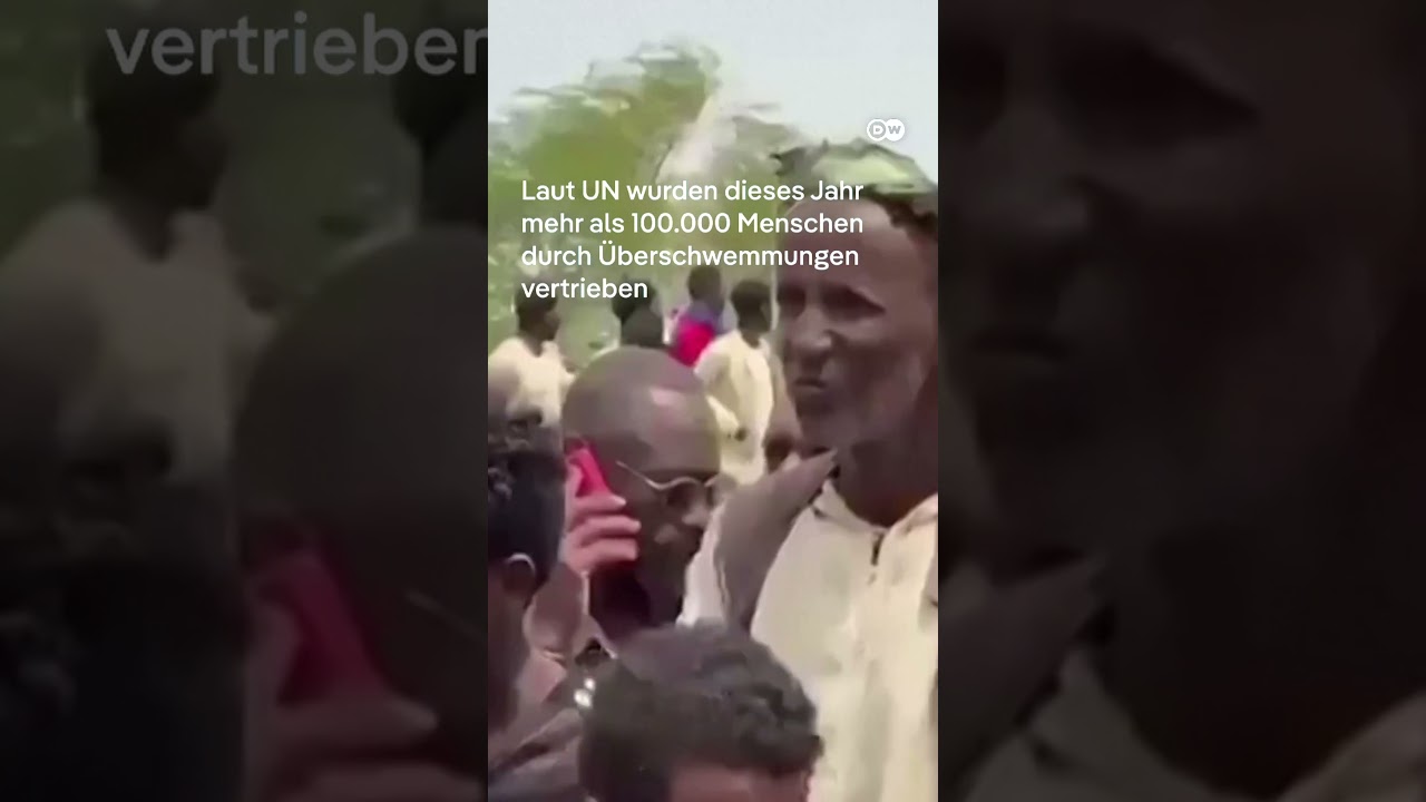 Nach einem Dammbruch steigt die Zahl der Toten und Vertriebenen im Sudan.  #dwnewsshorts