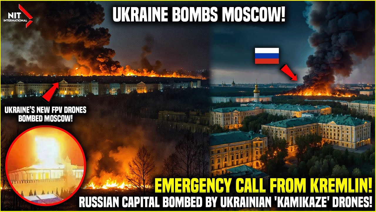 Russian Capital Targeted by Ukrainian Drones! Russians Flee the Moscow! Stampede at Turkish Border