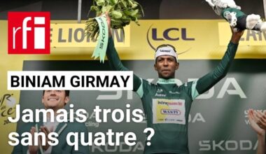 Tour de France - Biniam Girmay : jamais trois sans quatre ? • RFI