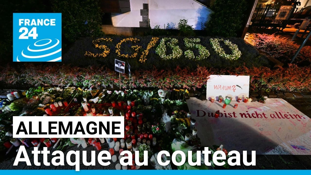 Attaque au couteau en Allemagne : le suspect, un Syrien de 26 ans, placé en détention provisoire