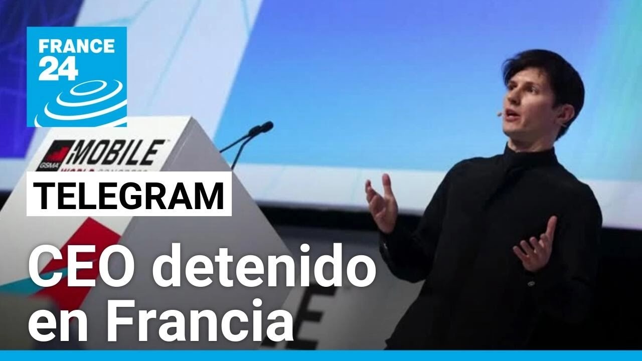 CEO de Telegram, Pavel Durov, detenido en el marco de una investigación por moderación de contenido