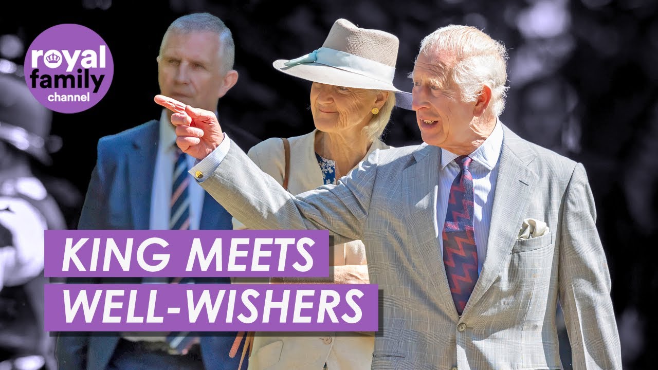 King Charles Meets Well-Wishers After Attending Sandringham Church Service