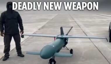 Ukraine unveils top secret rocket-drone set to strike fear into the heart of Putin's Russia