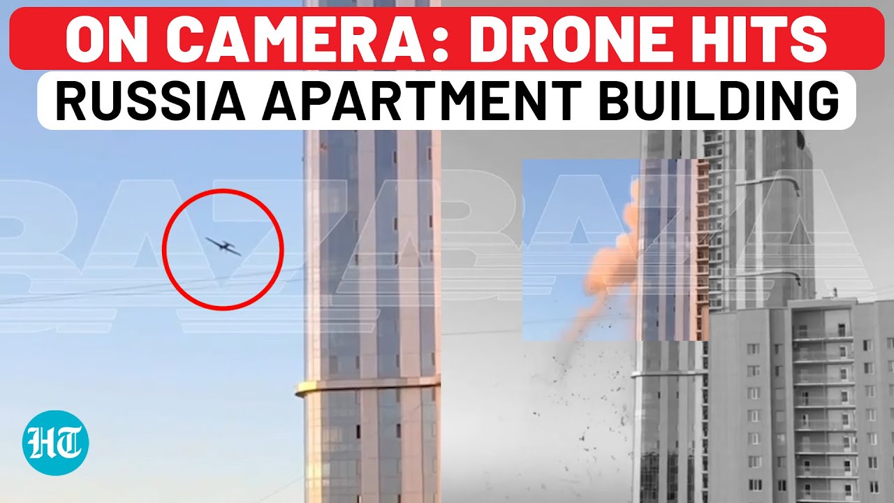 On Cam: Drone Hits Russian Residential Building, 900km From Ukraine Border; This Happens Next…