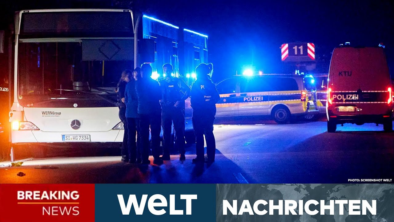 SIEGEN: Messerattacke in Linienbus! Frau sticht auf Fahrgäste ein - sechs Verletzte! I LIVESTREAM