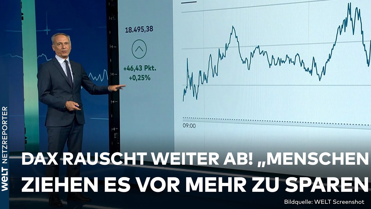 WIRTSCHAFT: Dax rauscht weiter talwärts – Hoffnung auf Erholung "hat sich in Luft aufgelöst"