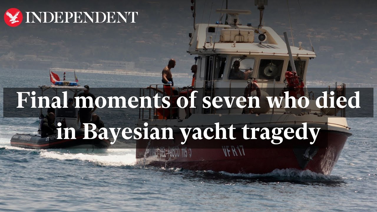 Final moments of seven who died in Bayesian tragedy revealed by fire service boss