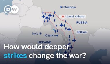 Ukraine, Russia trade deadly attacks as Kiev pleads case for deeper strikes | DW News