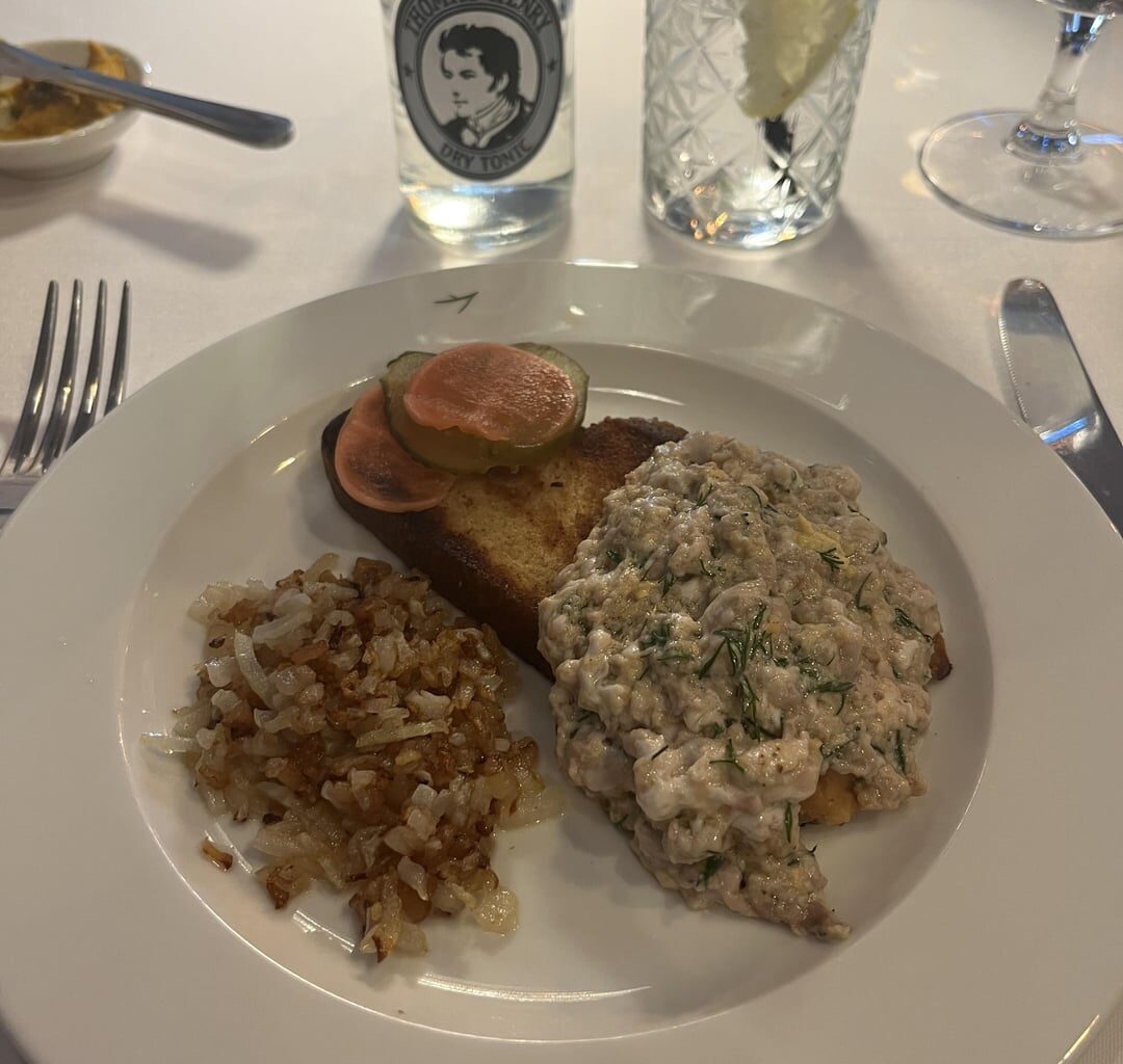 First night in Kraków - Veal brains and Lamb tongue