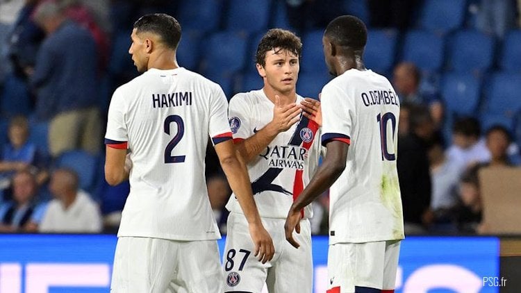 Match : Le Havre/PSG (1-4), individual performances (Translation in comments).