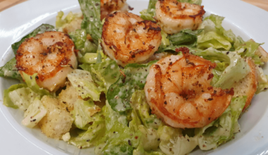 Ceasar with homemade dressing and croutons