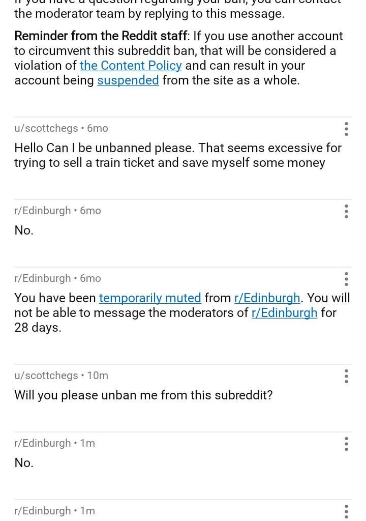 r/Edinburgh mods are a disgrace