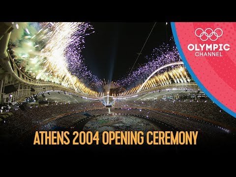 Electronic music played at 2004 Athens Opening Ceremony?