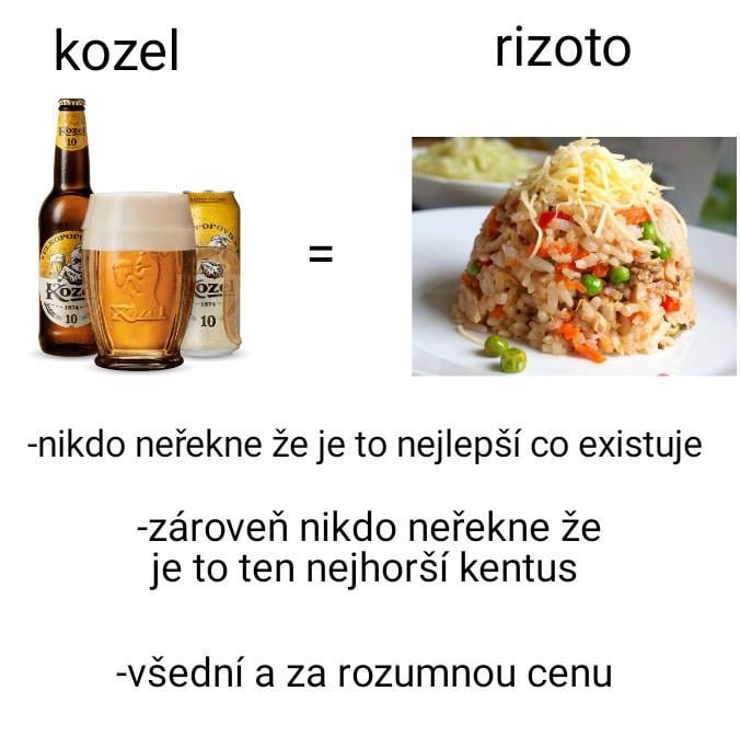 Včera se nám tu rozjela zajímavá diskuse. A proto je tu druhá epizoda ze série "česká piva a jejich ekvivalenty v českých jídlech".