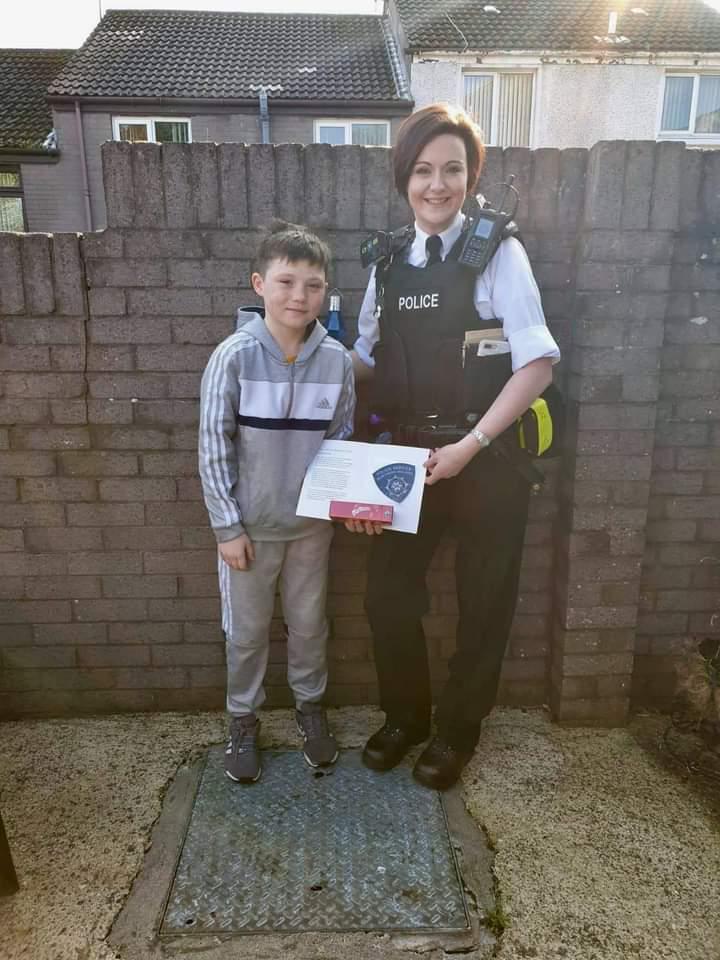 This is Tiernan McCready. This is what a hero looks like. In Bogside he saw three males grab an 18 year old girl and try to get her in their van. He reacted instantly, shouting at the males, led the girl to safety and told his mother to ring the police.
