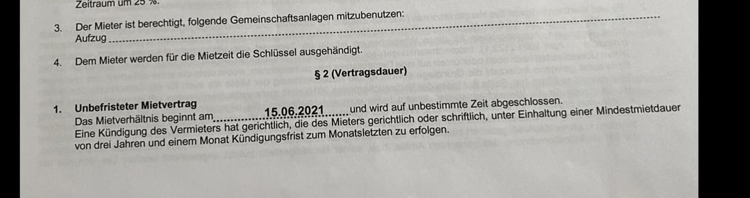 1 oder 3 Monate Kündigungsfrist?