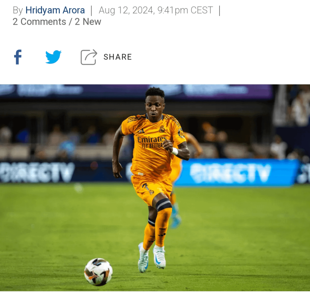 Vini rejects offer from saudi