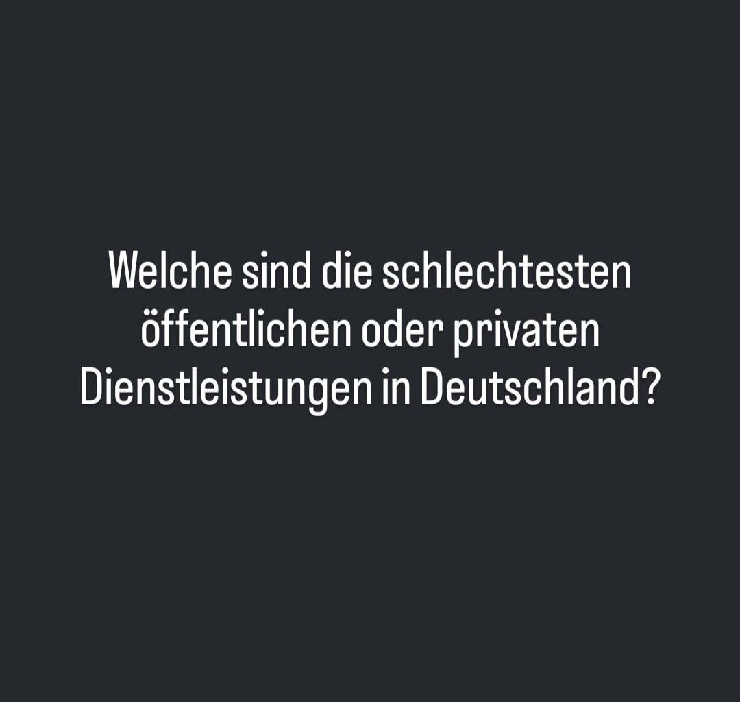 Der schlechteste Service, den Sie je erlebt haben