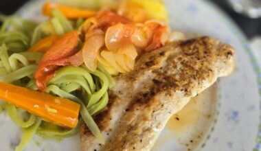 Turkey steak with potatoes and vegetables - Simple Portuguese Lunch