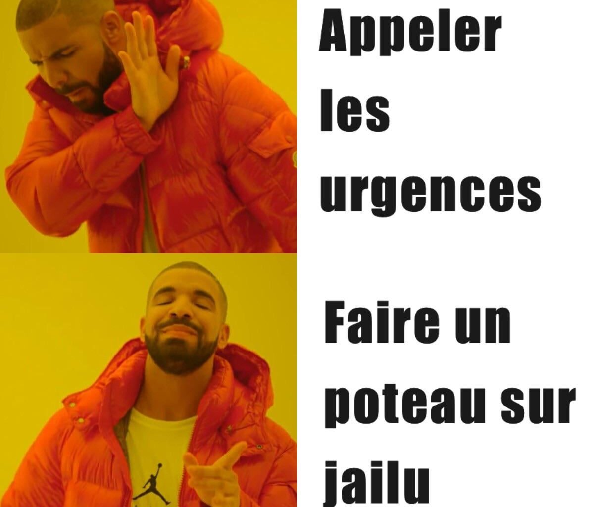 Utilisateur de Jailu quand il a une urgence, être comme: