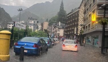 La forta tempesta d'aigua i pedra causa onze incidents