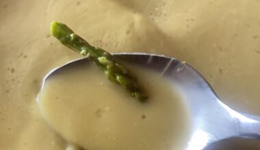 Asparagus soup & garlic flatbreads to fight the flu