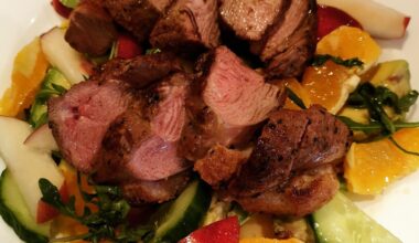 duck citrus salad with orange dressing