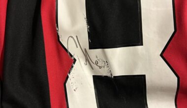 Milan Adidas Jersey Vinyl Lettering Damage