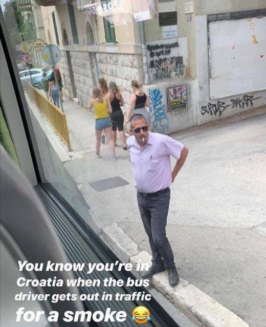 Typical Croatian Bus Driver