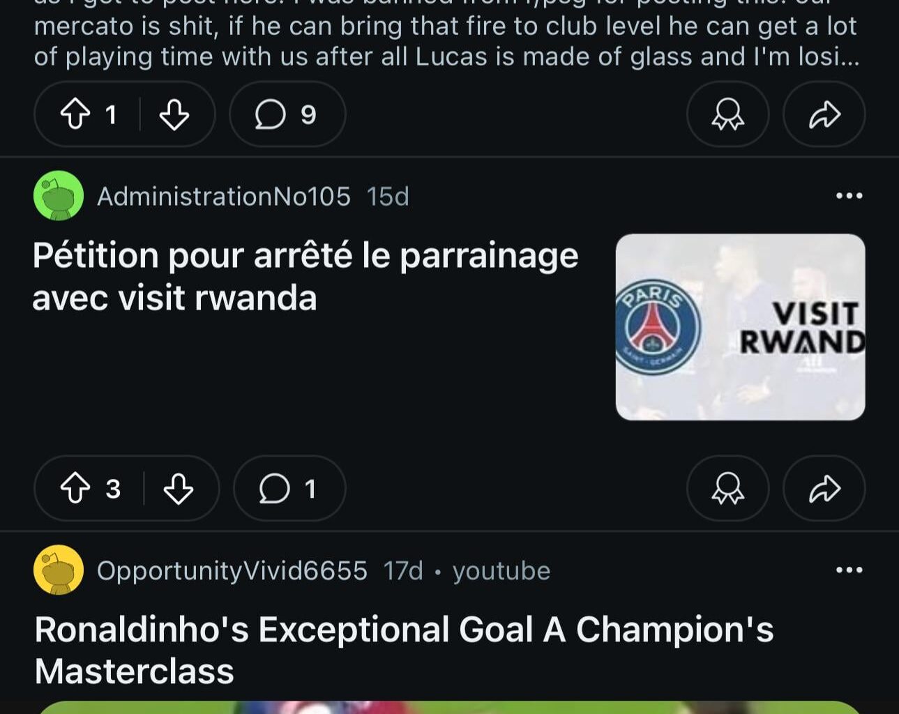 Lol who banned ihateStuff ? Blud’s posting in r/psgfr now 😆