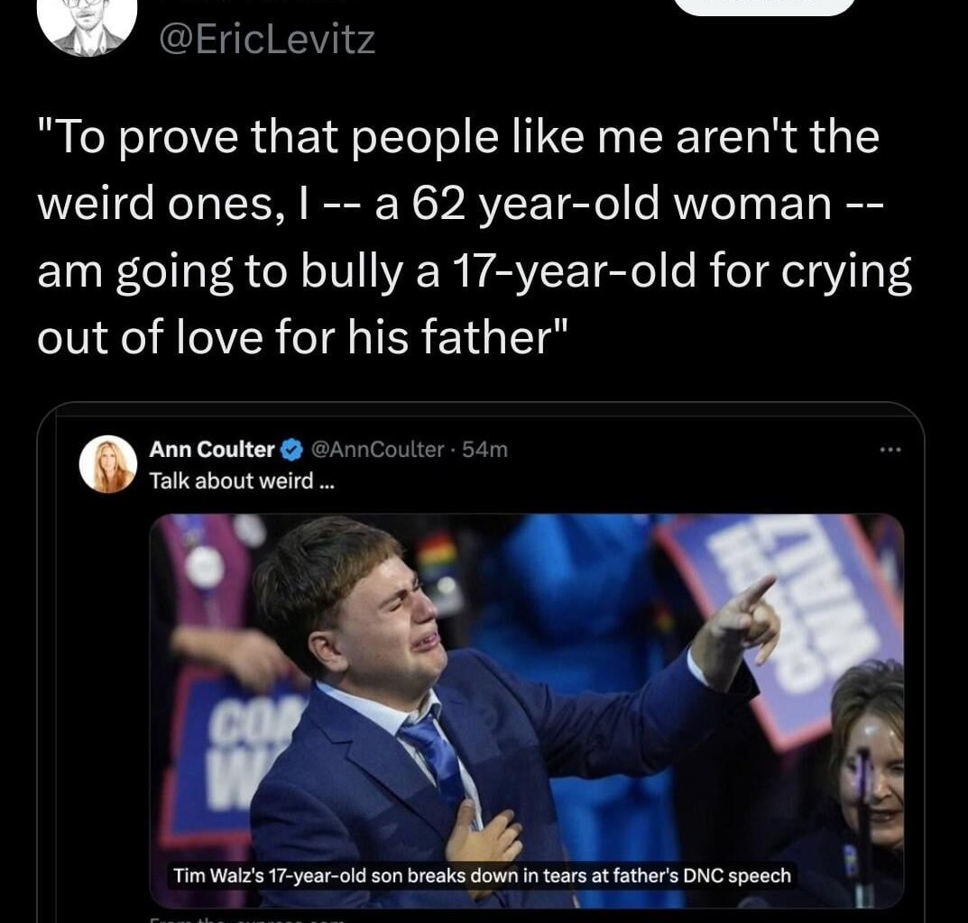 She's like Cruella DeVille but blonder and generally less pleasant