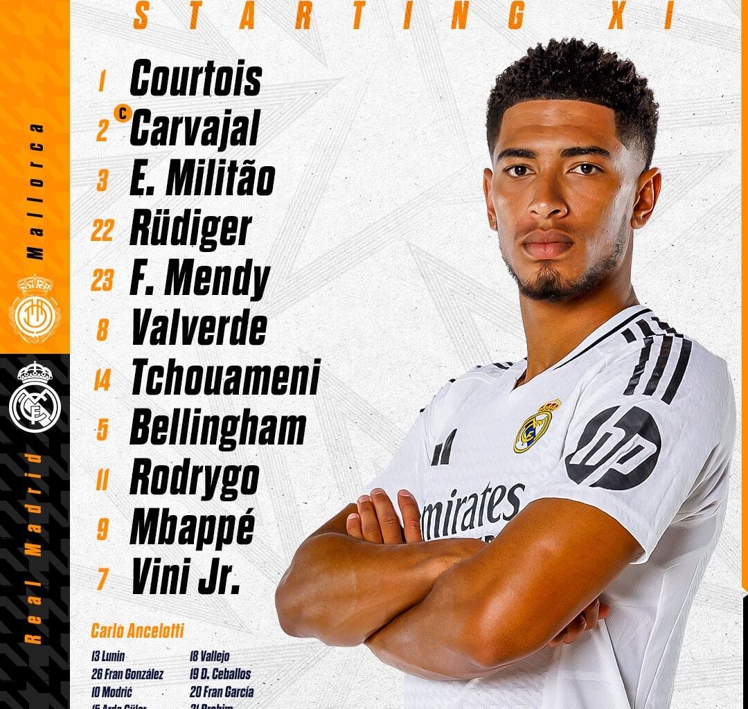 📋✅ Our Starting 𝗫𝗜 🆚 Mallorca