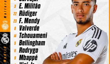 📋✅ Our Starting 𝗫𝗜 🆚 Mallorca