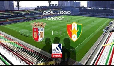 ⚽ Pós-Jogo - Liga Portugal Betclic 2024/2025 - 1ª Jornada | SC Braga 1 - 1 CF Estrela da Amadora