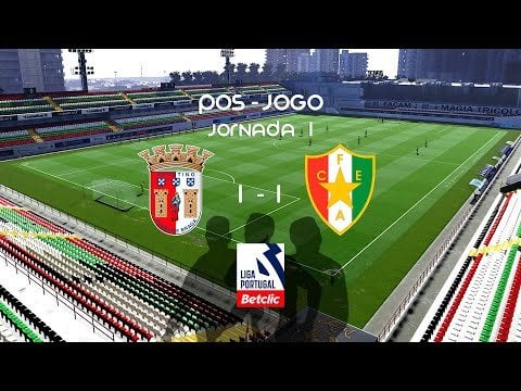 ⚽ Pós-Jogo - Liga Portugal Betclic 2024/2025 - 1ª Jornada | SC Braga 1 - 1 CF Estrela da Amadora