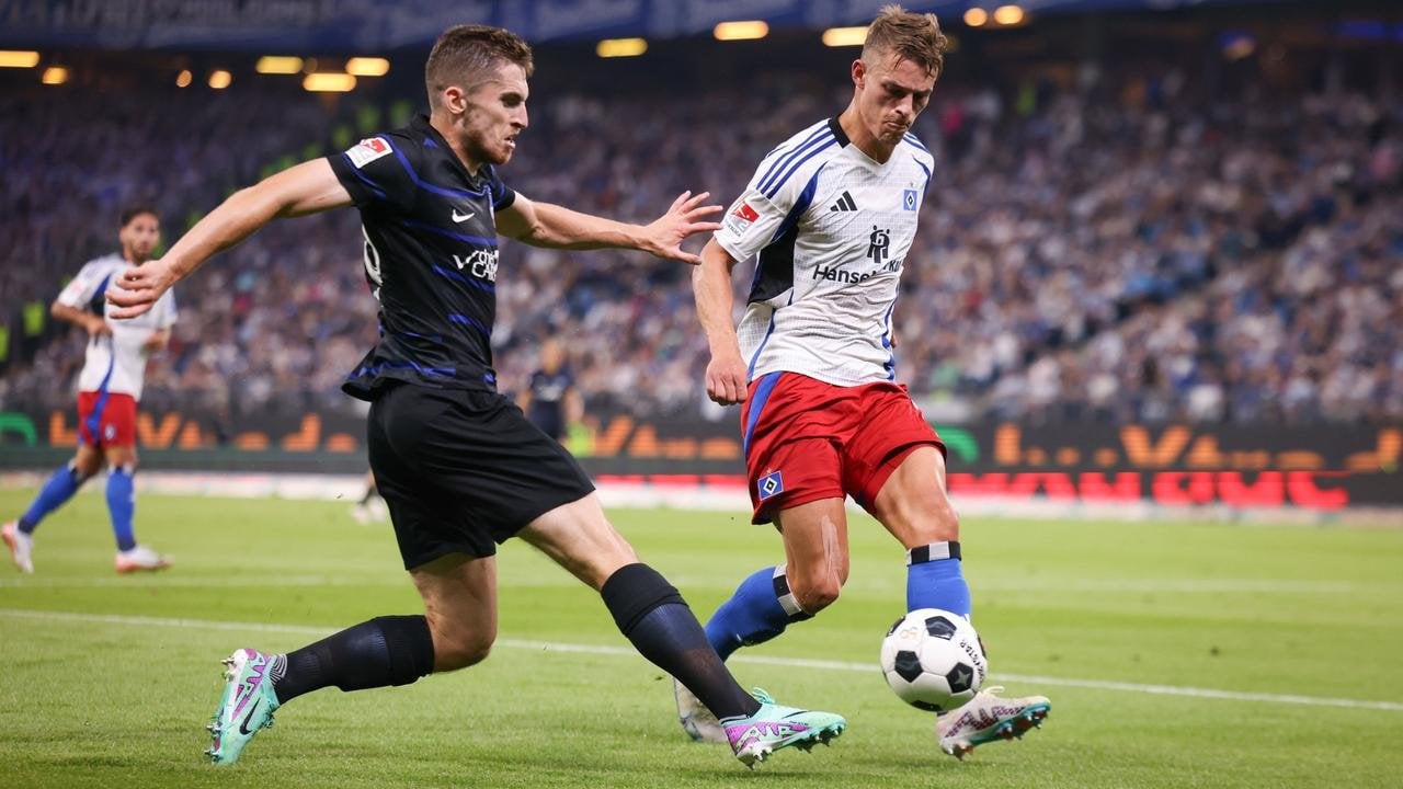 [2. Bundesliga] Erster Punkt für Hertha BSC: Spätes Kenny-Tor verhindert HSV-Traumstart