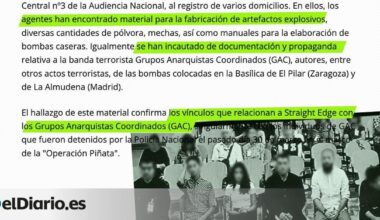 La guerra del Gobierno de Rajoy contra el anarquismo termina sin condenados y con indemnizaciones para los detenidos