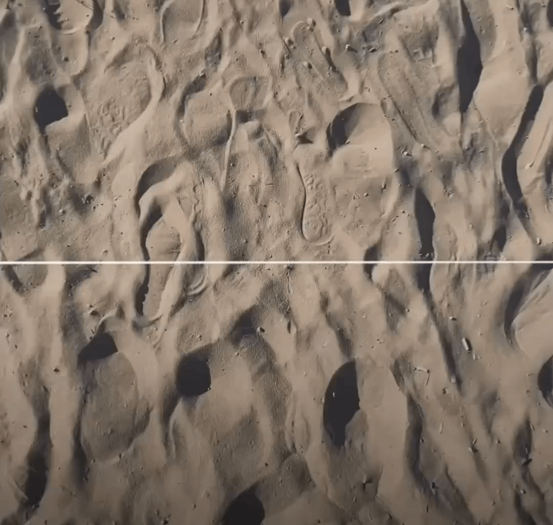 An Israeli drone fired on displaced Palestinians in Khan Younis city. This video captured the moment of the attack, showing people in a state of panic as they ran in all directions