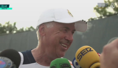 Carlo Ancelotti: "Yesterday, I got angry with Jude Bellingham. I called him & he didn't answer. So I told Vinícius to call him & Jude immediately answered."